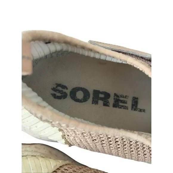 Sorel Sneakers Kinetic Athletic Slip On  Natural Tan size 8.5 - Picture 8 of 9